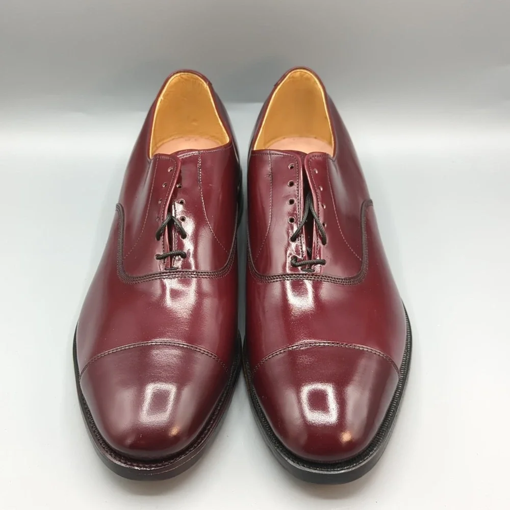 Allen Edmonds Park Avenue Cap-Toe Oxford Made In USA Calfskin Size Men's 10.5 C